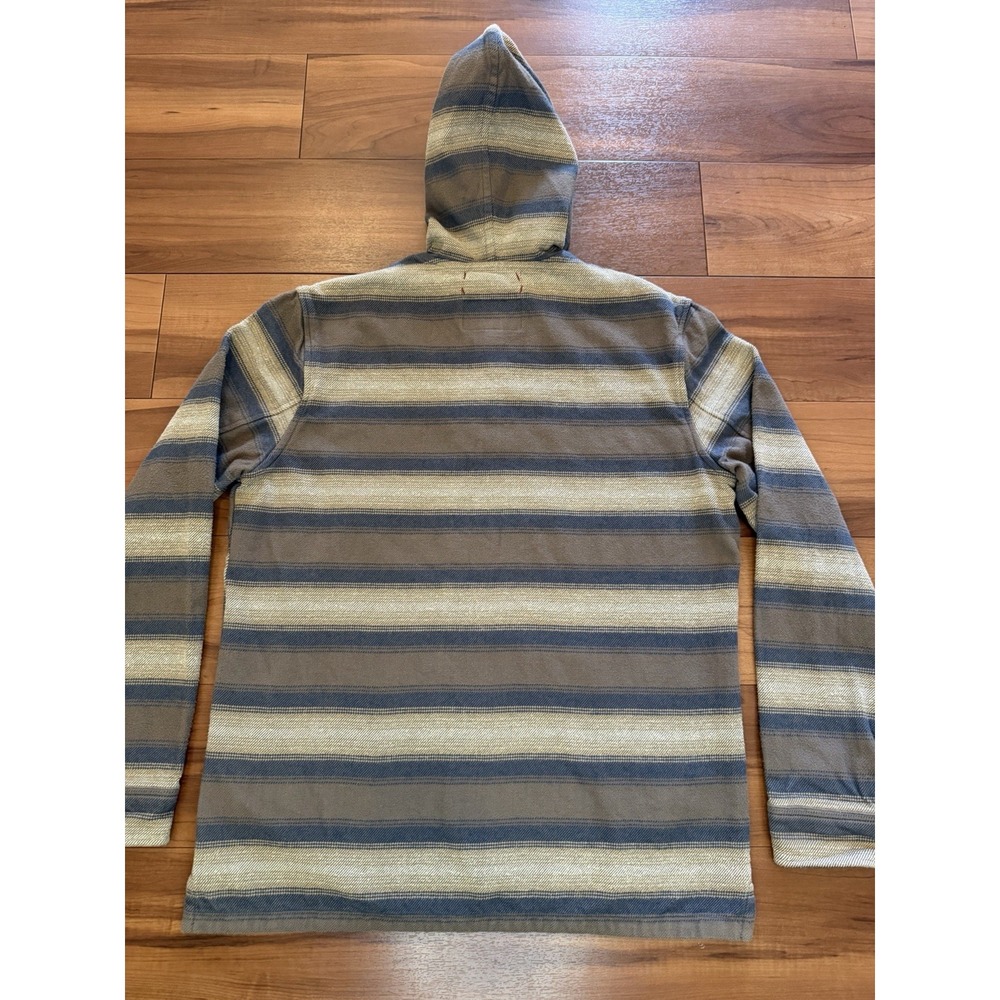 Dakota Dkota Grizzly Henley Hoodie Long Sleeve Shirt Brown Men's Size Medium - Picture 10 of 11